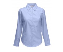 Fruit Of The Loom Lady-Fit Long Sleeve Oxford Shirt Ženska Košulja Dugih Rukava Oxford plava 65-002-OD